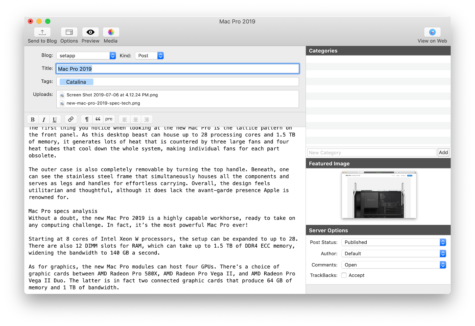 publisher app for mac